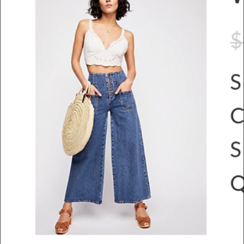 Free People high waisted jeans
